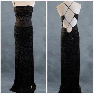 Vintage Lorcan Mullany for Bellville Sassoon Silk Beaded Dress